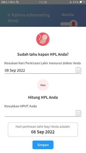 Hpl saya tanggal 08 september 2022