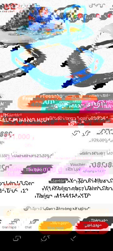 BÉ 6 tháng ngồi xe này được chưa ạ..