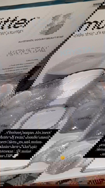 Jual pompa asi mutter krystal (preloved)