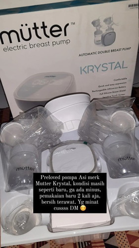 Jual pompa asi mutter krystal (preloved)