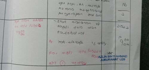 MGTT minum air gula ke?