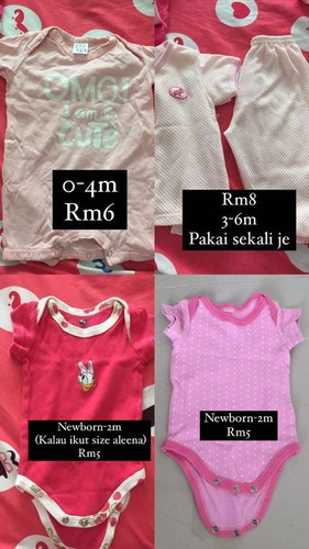 Preloved baju babygirl