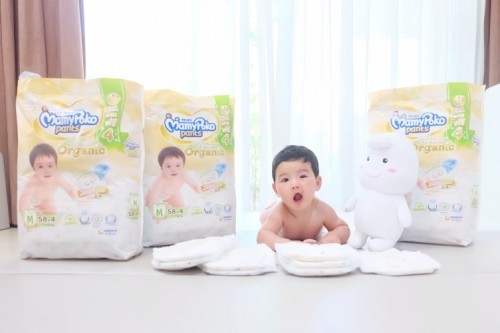 ขอเสียงเด็ก MamyPoko Super Premium Organic หน่อยค่าา บ้านนี้ใช้แล้วคีรินทร์แฮปปี้มากก