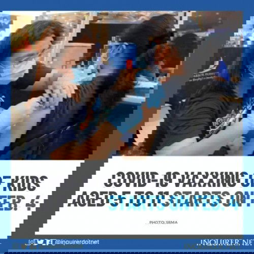 Covid Vaccines for ages 5-11 y/o will start on Feb. 4, 2022 💉