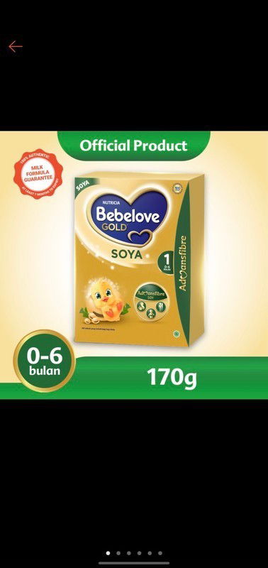 Bebelove Soya 0-6 Bulan