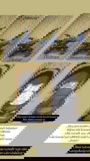 Preloved stroller babydoes