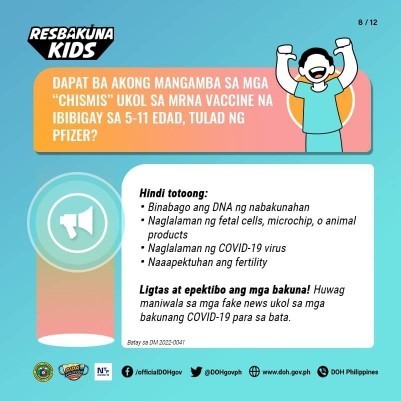 Ligtas at Epektibo ang Covid-19 Vaccine para sa mga Bata