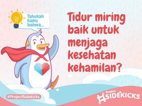 Pentngnya tidur miring selama kehamilan