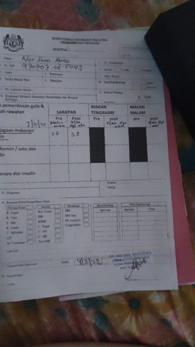 Check gula dalam darah