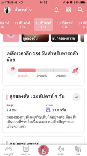 สอบถาม 13สัปดาห์4วัน