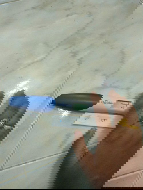 Buat test Clear Blue untuk tahu bape week