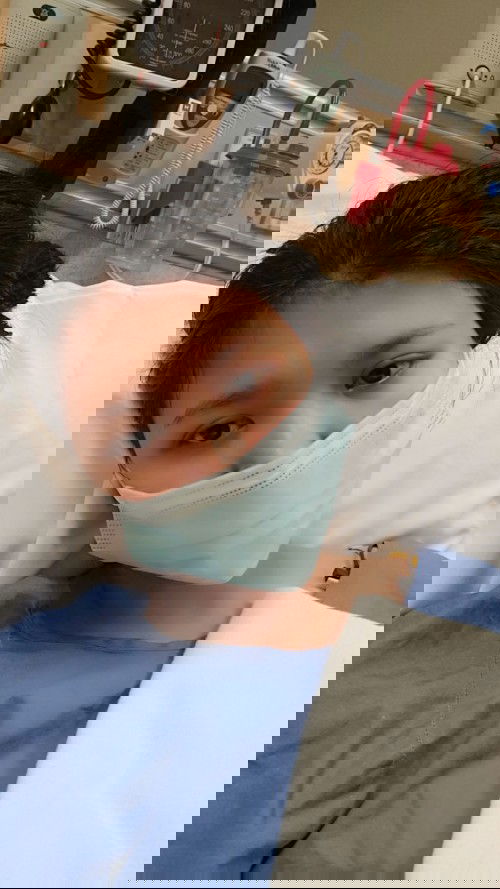 Confined in the Victoria Hospital Rm. 5