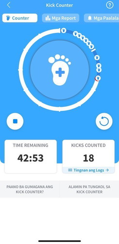 Decreased and weak fetal kick/movement