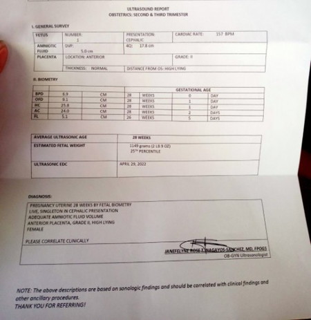 Hello po first time mom po ako Normal lang ba yung ultrasound result ko at Laki ni baby?pacheck po