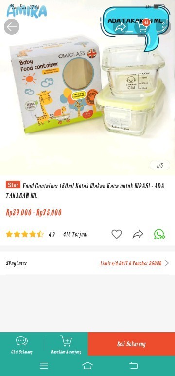 Food container mpasi