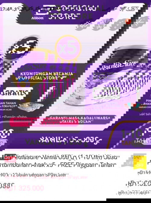 Susu Formula utk naikin BB Anak