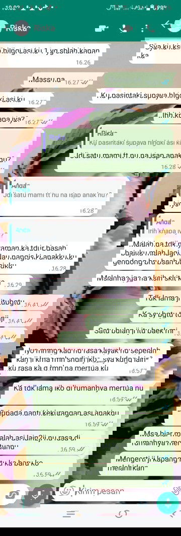 Ibu tdk tau bersyukur🙃