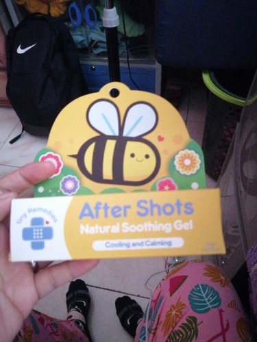Tinybuds after shot