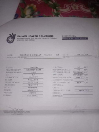 UTI
Pakisagot po Thanks
