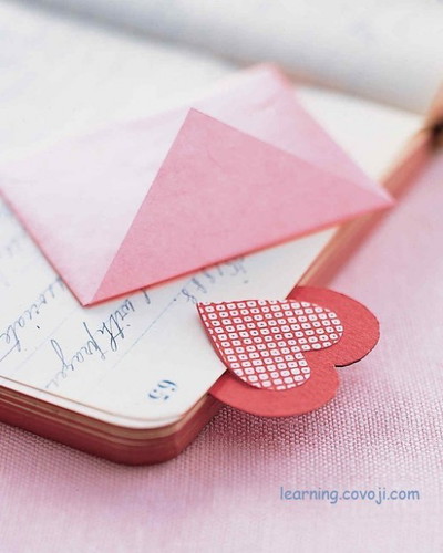 Heart Bookmark to make for love ones