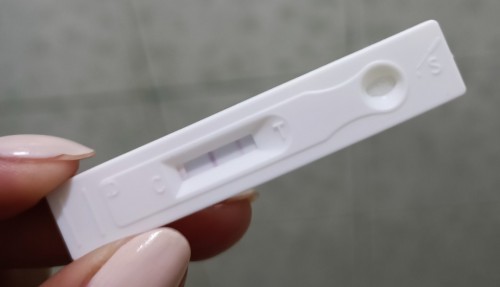 Pregnancy Test, Fainted Line