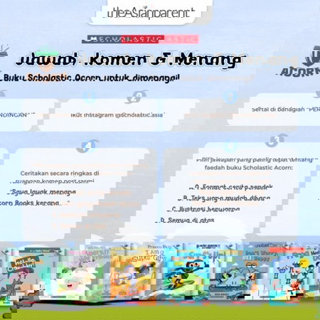 Buku Scholastic Acorn Untuk Dimenangi!