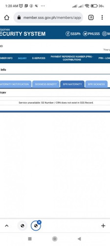 SSS/CRN does not exist on SSS Record