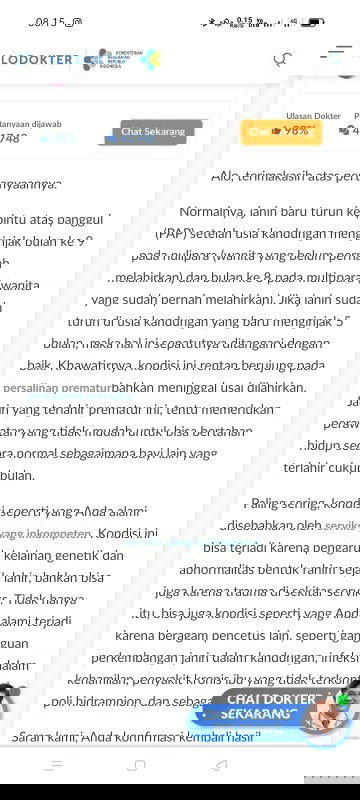 24w 5d posisi janin di bawah