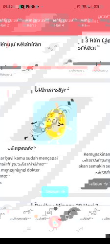 39 week 3 d. Belum ada tanda2 lahiran