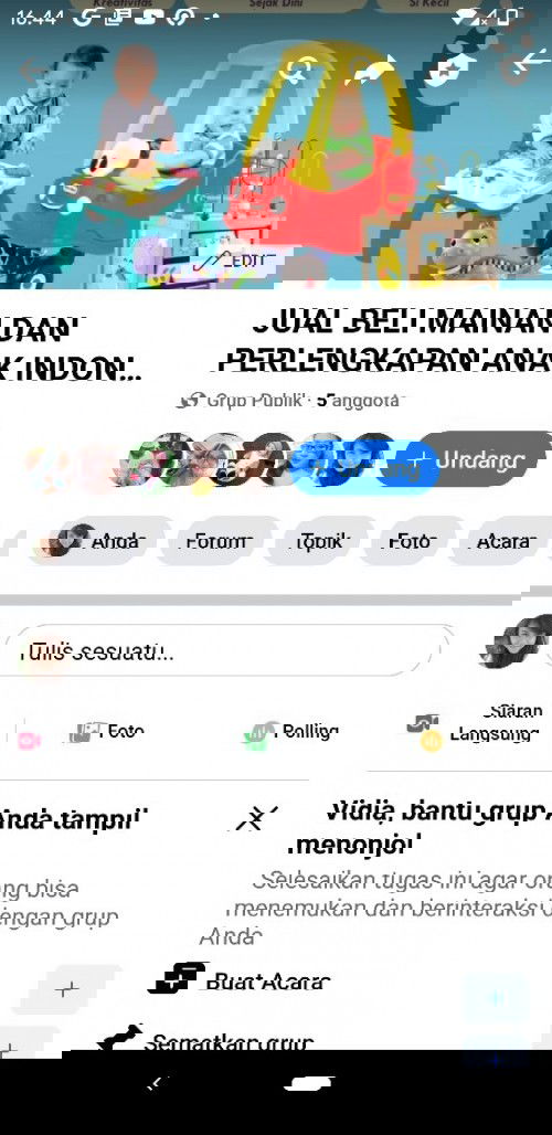 Grup jual beli barang bayi