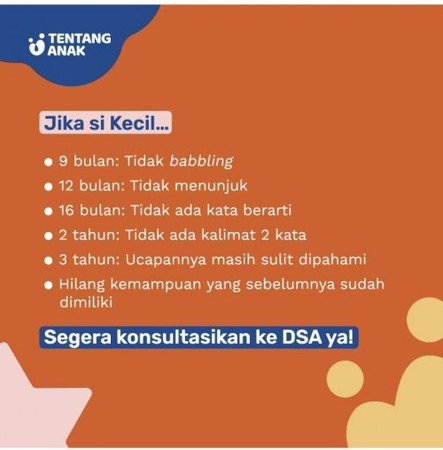 EDUKASI - RED FLAG BICARA PADA ANAK