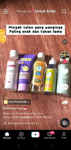 Minyak telon rekomended