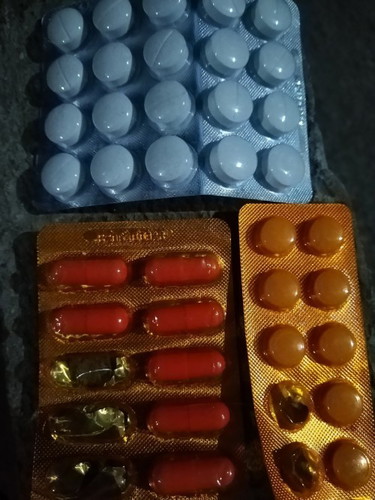 Calsipash for calcium, Ameciron for ferrous + follic, and protect zinc for vitamin c...