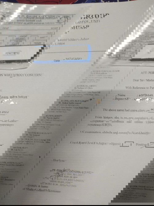 Kali kedua Positif covid dgn kandungan 13w