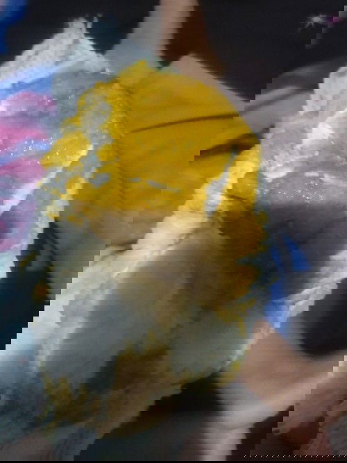 pup kuning berbiji biji