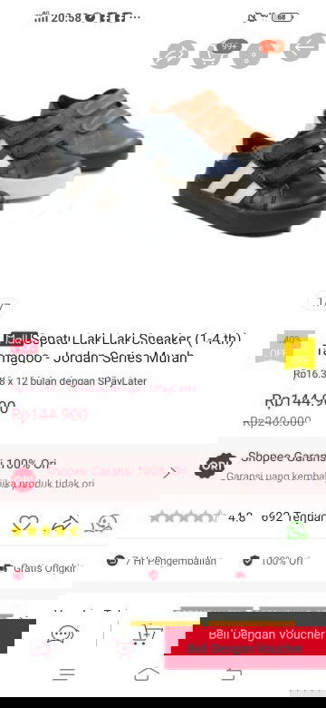 preloved sepatu dan baju kokoh like new