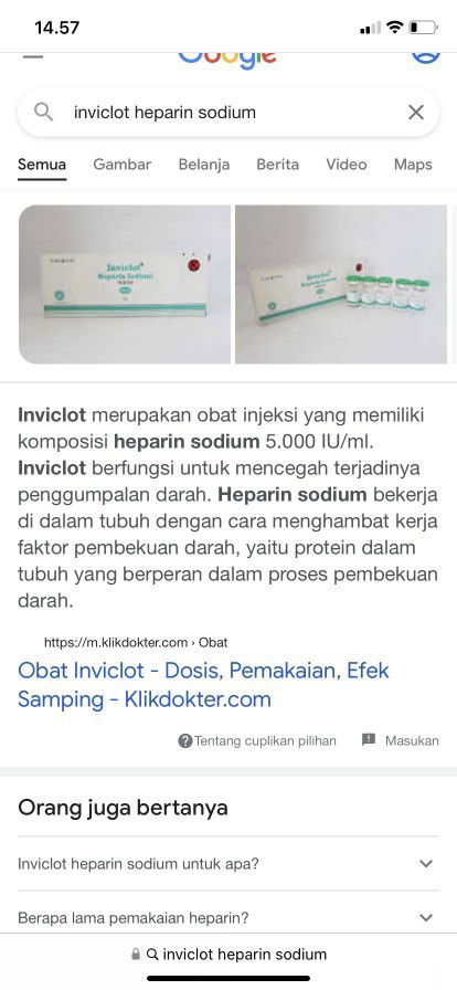 Suntik pengencer darah