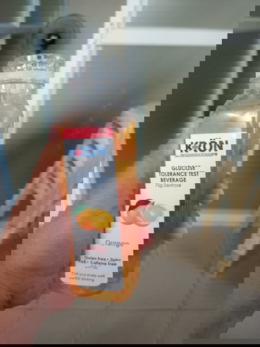 75 grams glucose test..