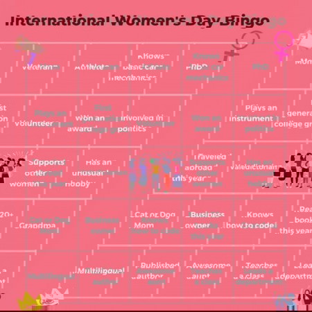 International Women's Day Bingo!