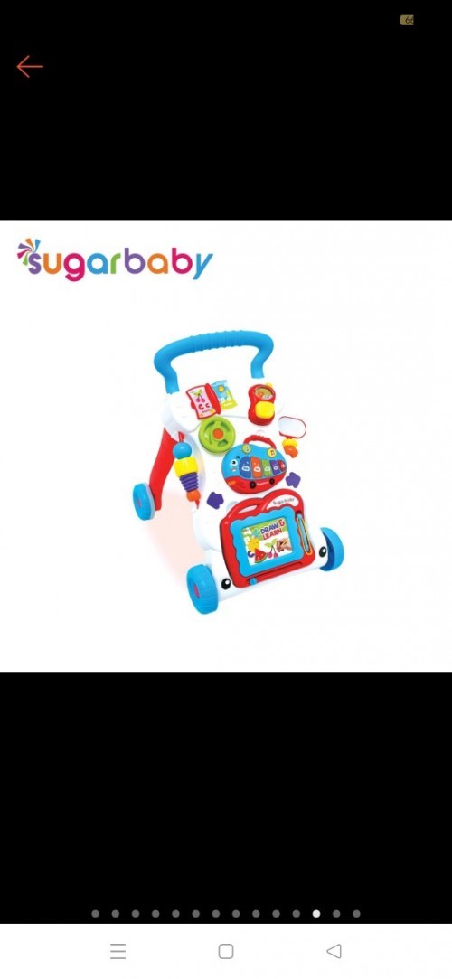 Jual sugar baby Minicar Push walker (baby walker)