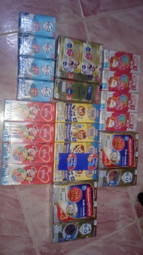 นมกล่องดื่มได้หลายรสหรือรสเดียวตลอด 1ขวบ9เดือน#ลูกคนเเรกค่ะ🙏😍