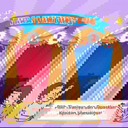 Terdapat masing-masing 1 pemenang beruntung untuk Tirai 1 dan 2. Hanya hari ini (12/03/22)