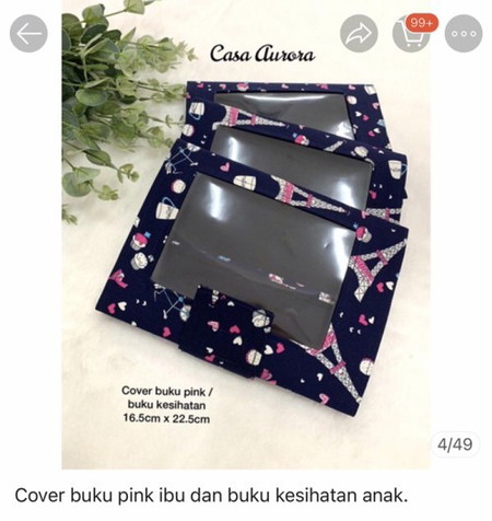 Cover Buku Pink