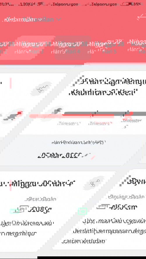 Sudah merasa nyeri dibawah perut mules ilang2 sama kram apakah itu tandanya akan melahirkan bund