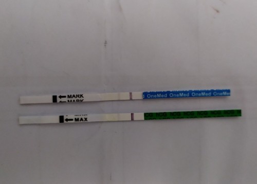 Testpack positif samar