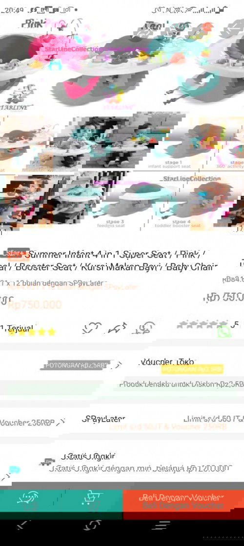 Jual Preloved kursi makan