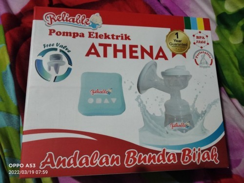 Mungkin ada bunda yang mau membeli pompa asi elektrik,pemakaian baru 4x dan baru beli 1 bulanan