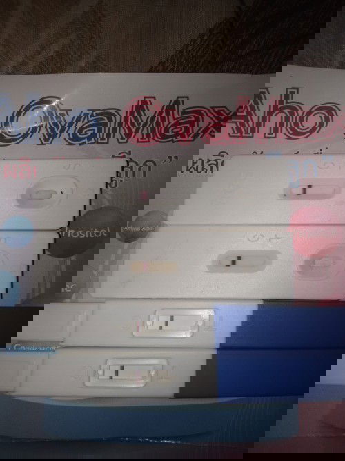 แม่ๆช่วยดูน่อยตรวจมื้อวานขึ้นขีดจางๆแต่พอมาวันนี้มีมูกเลือดเหมือนประจำเดือนจะมา