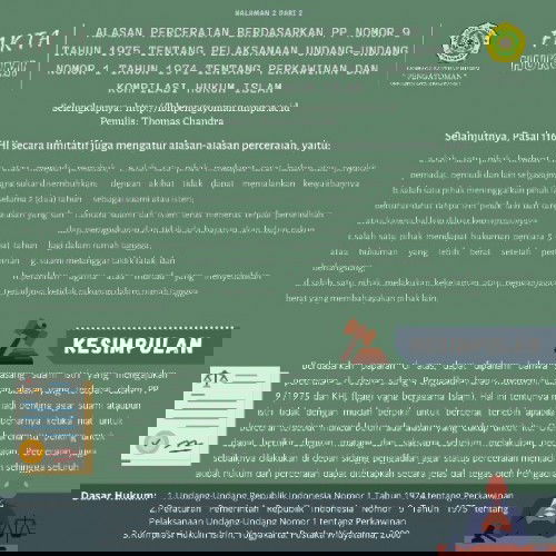 Alasan Perceraian yang Sah di Mata Hukum