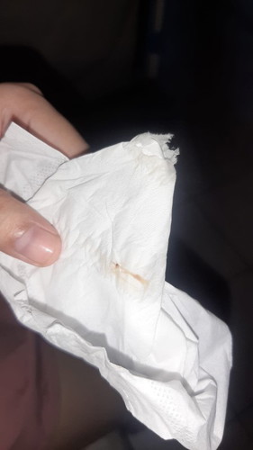 6 week 6 days, flek lendir kecoklatan